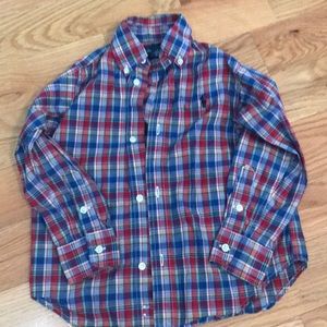 Boys 3/3T polo Ralph Lauren button up dress shirt